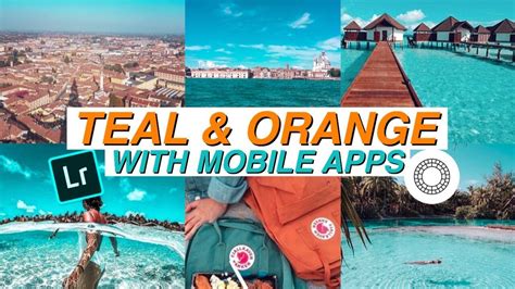 Orange and teal vsco lightroom. .  ...