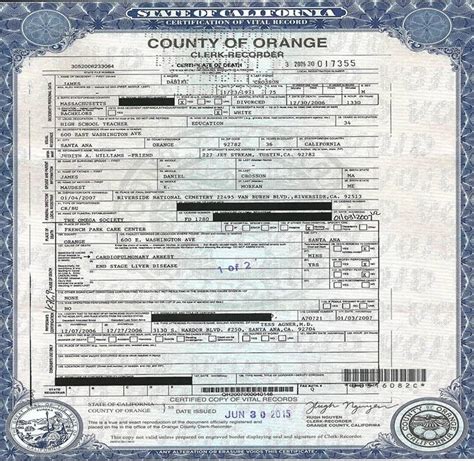 Orange county birth certificate application.  Birth, Death and Marriage...