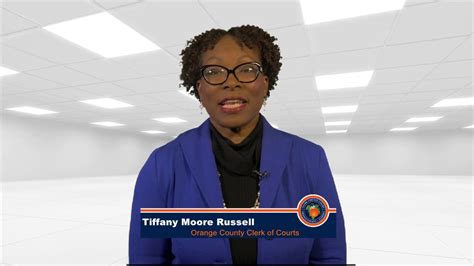 Orange court clerk. If you would like to contact the Clerk's Office, you may do so by using our Contact Us page, or you can also send correspondence to: Clerk Tiffany Moore Russell. 425 N. Orange Ave., Suite 2110. Orlando, FL 32801. 