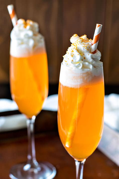 Orange creamsicle. Aug 3, 2022 · Step 1: The first step is to pour your vodka into a glass filled with ice. Step 2: Add orange soda and stir. Step 3: Top with whipped cream and garnish with orange sugar sprinkles or slices of orange. Serve and enjoy! For another delicious orange creamsicle-flavored treat try my orange fluff salad recipe. 
