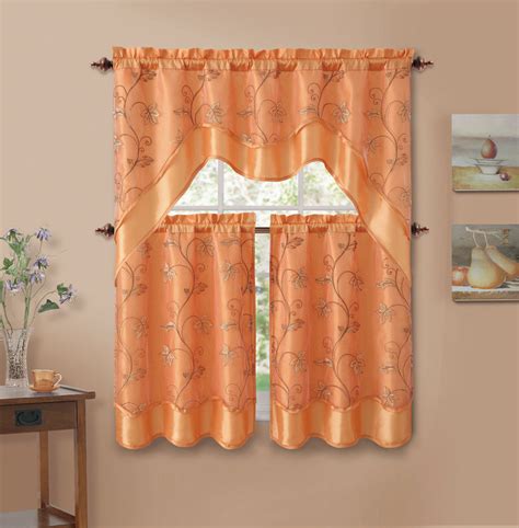 Turn up the heat and build in more privacy with orange curtains at the window, and be sure to awaken your senses with lotions and potions fragranced with zesty citrus notes. Indian Summer (CP) ~ Orange Floral India Kitchen Cafe Curtain. $50.00 - $60.00. Indian Summer ~ Orange Paisley Cotton Gypsy Shower Curtain. $125.00.. 