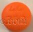 Orange pill 44 392. orange round Pill with imprint 44 392 tablet, film coated for treatment of Arthritis, Juvenile, Arthritis, Rheumatoid, Asthma, Bursitis, Dysmenorrhea, Fever, Gout ... 