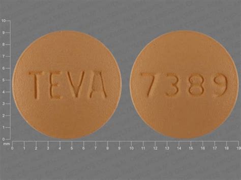 Pill with imprint TEVA 7589 TEVA 7589 is Yellow, Capsule/Oblong a