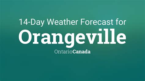 Orangeville, Ontario Weather Forecast and Conditions - The Weather …