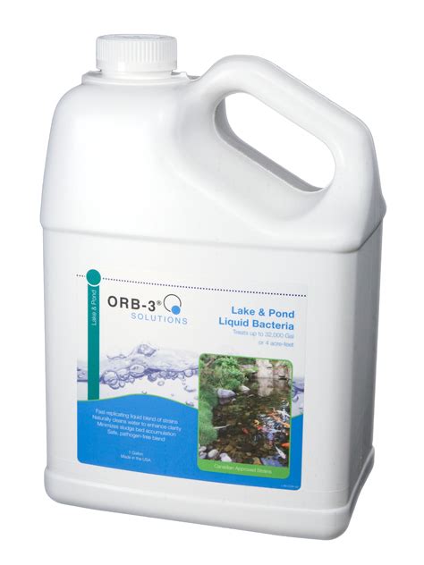 Orb-3 Lake and Pond Liquid Bacteria Bottle, 1-Quart - eBay