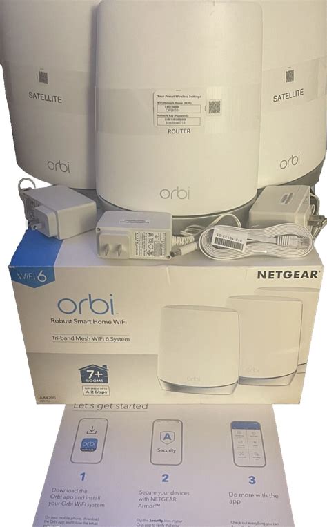 Orbi RBK753S AX4200 WiFi 6 Mesh System- wifi issue - Netgear