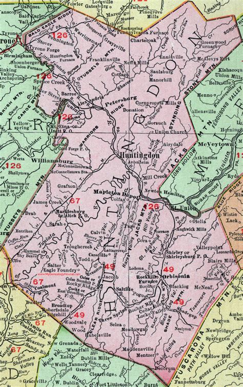 Orbisonia Genealogy (in Huntingdon County, Pennsylvania)