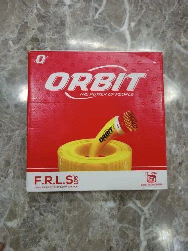 Orbit 1.0 Sqmm FRLS House Wire, 90 m - IndiaMART