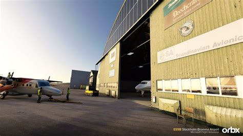 Orbx releases ESSB Stockholm Bromma Airport for MSFS