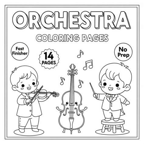 Orchestra Coloring Shee