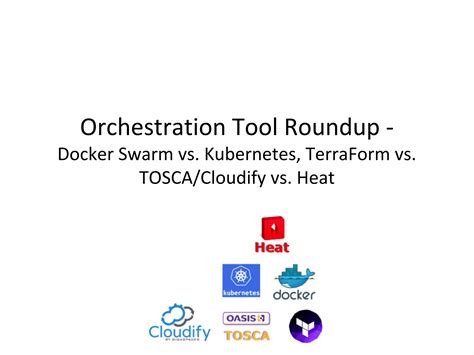 Orchestration Tool Roundup—Docker Swarm vs. Kubernetes