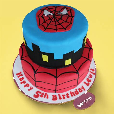 Order Fun Spiderman Fondant Cake Online, Price Rs.5400