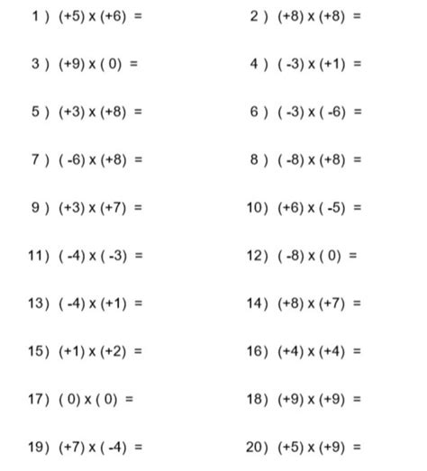 Order Of Operations PEDMAS With Integers 3 Worksheet Order of