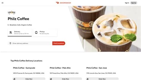 Get delivery or takeout from Philz Coffee at 6430 Sunset Boulevard in Los Angeles. Order online and track your order live. ... Get delivery or takeout from Philz Coffee at 6430 Sunset Boulevard in Los Angeles. Order online and track your order live. No delivery fee on your first order! DoorDash. 0. 0 items in cart. Get it delivered to your door .... 