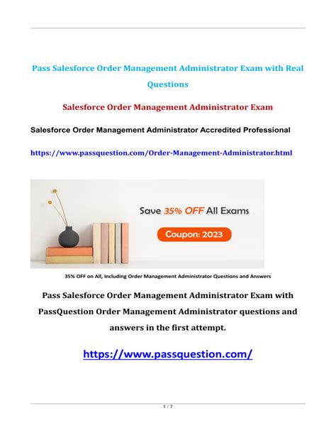 Order-Management-Administrator Online Test