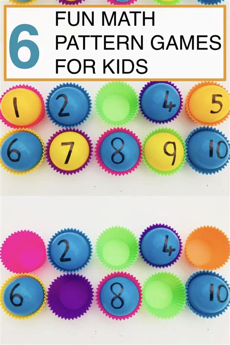 Ordering and Sequencing Numbers Games Math patterns, Fun math