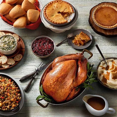 Ordering thanksgiving dinner. Since 1985, Boston Market has always been open on Thanksgiving. From now until Dec. 31, you can preorder premium turkey or ham ($18.49 per person up to 10 people) or deluxe turkey or ham ($16.99 ... 