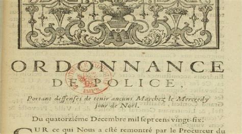 Ordonnances et sentences de police du châtelet de paris, 1668 1787. - Archief van isaak van hoornbeek, 1720-1727.