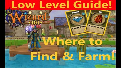 Ore farming wizard101. You can farm ore in dragonspyre and sometimes diamonds drop as rare from the ore, so you can farm the ore and get some diamonds, then use all that ore to transmute more diamonds. Mrikholm keep for finding ore is the best imo. Someone on wizard101 central had a really good map marking all the locations. From there transmute ore to diamonds. 