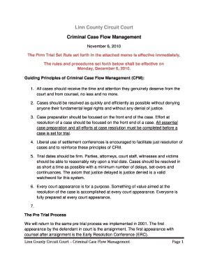 Oregon Circuit Court Records Report to the Committee on Criminal