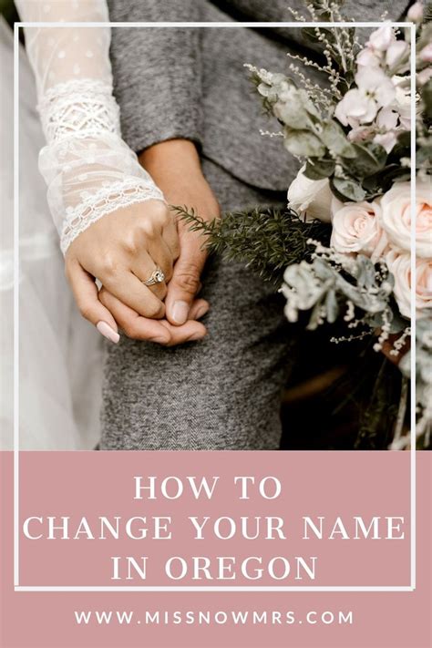 Oregon Name Change Checklist