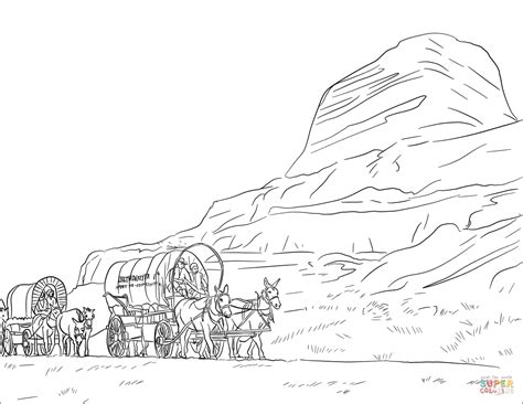Oregon Trail Coloring Pages