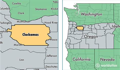 Oregon clackamas county. 