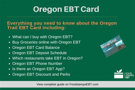 Option 2 – Check by Phone. When you lose the last receipt of the purchase, the second way to get your balance of Oregon EBT cards is by phone. To check the balance of your Oregon EBT account, call the Oregon EBT aid hotline at 1-888-997-4447. Please be sure to have your 16-digit EBT card number ready to find out your EBT balance via phone.. 
