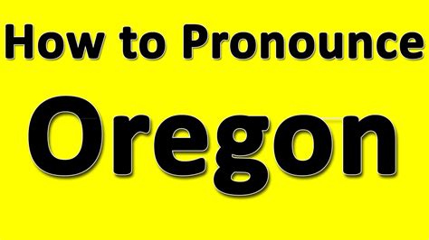 Oregon pronunciation. Things To Know About Oregon pronunciation. 