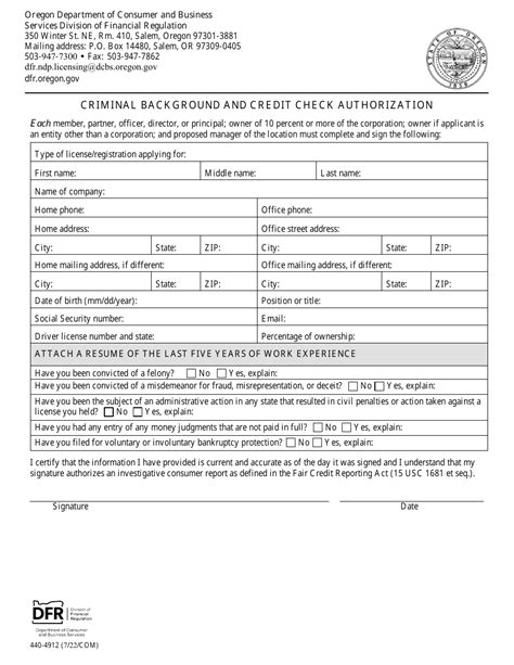 Oregon state police background check.  For notarized requests add an addition...