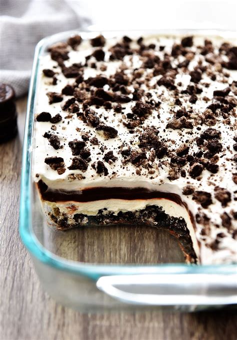 Oreo Cookies and Cream Dessert