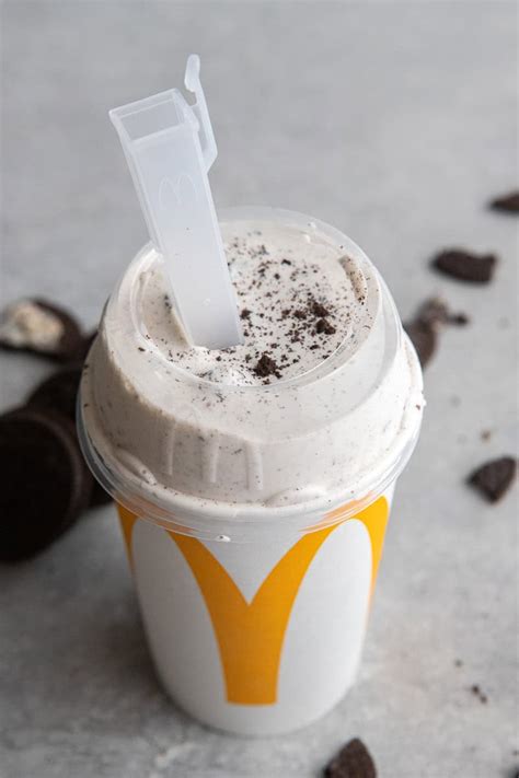 Oreo mcflurry. Oreo McFlurry - 340 Cal., price $ 1.69 to $ 4.39, average price $ 2.85. The lowest price of a Oreo McFlurry in the cities of KY at a price of $ 1.69. Highest price in NH $ 4.39. The dish is available on the McDonald's menu for: 