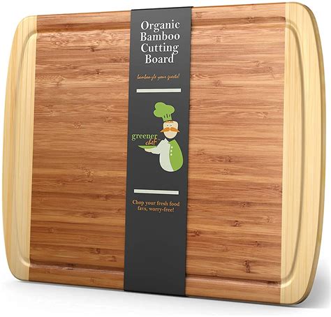 Organic Extra Large Bamboo Cutting Board with Lifetime …