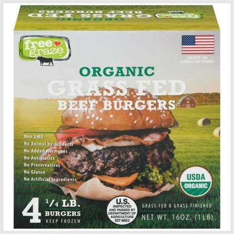 Organic Grass-Fed Burgers — Free Graze