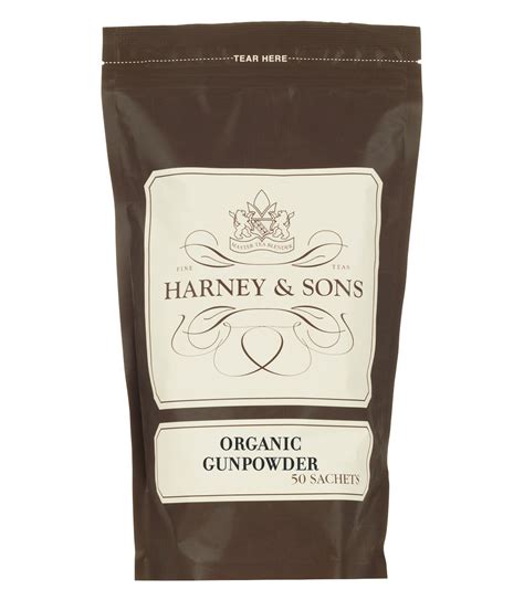 Organic Gunpowder, Bag of 50 Sachets - Harney & Sons Fine Teas