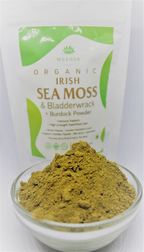 Organic Irish Sea Moss, Bladderwrack & Burdock, Thyroid