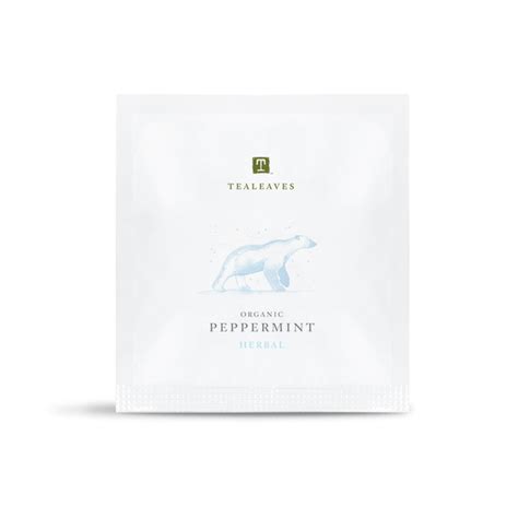 Organic Peppermint Tea Bags TEALEAVES