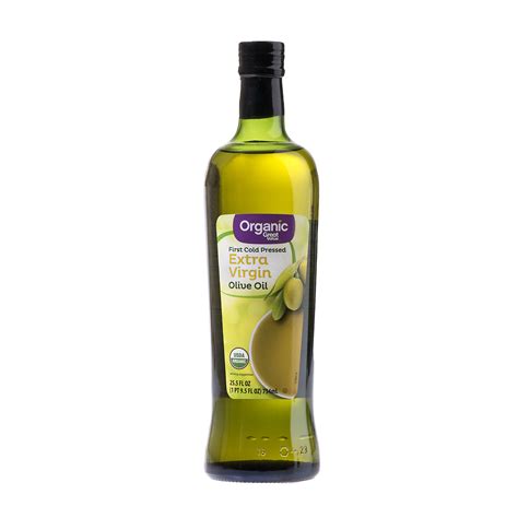 Organic extra virgin olive oil. To achieve this possible benefit, olive oil is to replace a similar amount of saturated fat and not increase the total number of calories you eat in a day. One serving of this product contains 13.6 grams of olive oil. Heart-Check certification does not apply to recipes or suggested uses unless expressly stated. 
