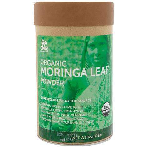 Organic moringa powder by OMG! Food Company LLC nutrition …