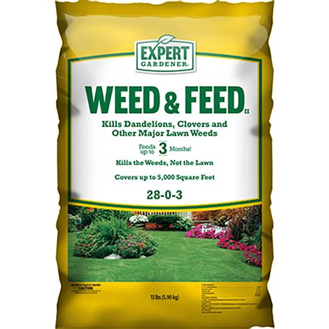 Organic weed and feed. It's time to put a stop to weed-infested lawns take action with Scotts Turf Builder Weed and Feed5. This weed killer and lawn fertilizer utilizes WeedGrip Technology to grip onto and kill the lawn weeds 