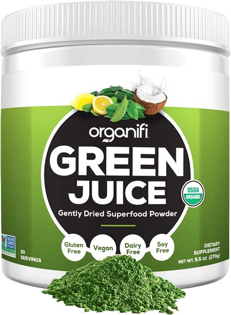 Organify. Organifi Red Juice Nutrition. There are 30 calories in a scoop and they all come from carbs: there are 7 grams of carbs, 1 gram of sugar, and 2.4 grams of fiber. There are just two micronutrients ... 