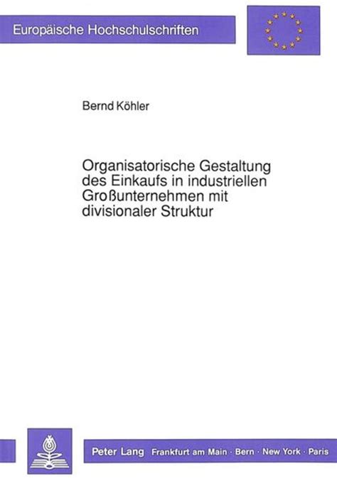 Organisatorische gestaltung des einkaufs in industriellen grossunternehmen mit divisionaler struktur. - Abs mf 565 pump operating manual.