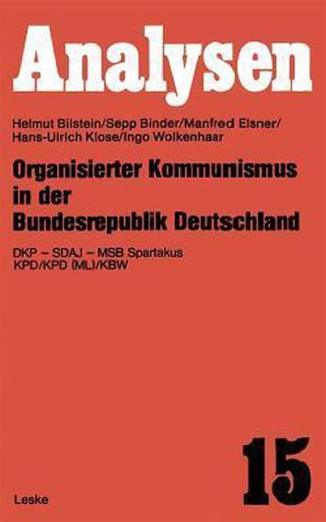 Organisierter kommunismus in der bundesrepublik deutschland. - Manuale del forno a microonde hitachi.
