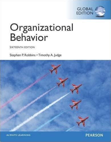 Organizational Behavior Robbins 16th Edition