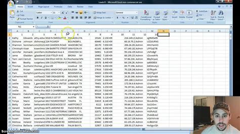 Organize your excel sheet YouTube