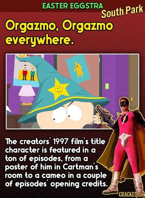 Orgazmo Easter Egg - South Park Carry Over - Eeggs.com