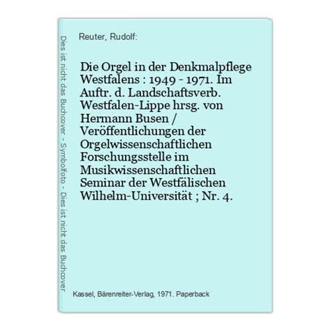 Orgel in der denkmalpflege westfalens 1949 1971. - Legislative drafting for democratic social change a manual for drafters.