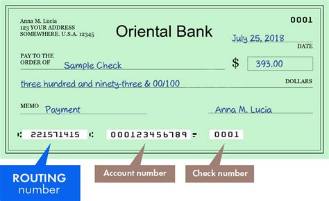 • Routing number: 221571415 • Routing number: St. Thomas: 021606056 ; St. Croix: 021606069; ESP Puerto Rico. US Virgin Islands. Routing number. ... Oriental Bank, and Oriental Financial Services, the Company distinguishes itself based on its highly experienced client-oriented staff delivering an unparalleled level of service to our clients ...