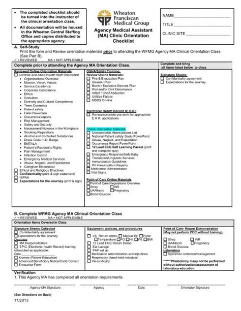 Orientation manual for a medical assistant. - Manual de reparacion de un mini split.