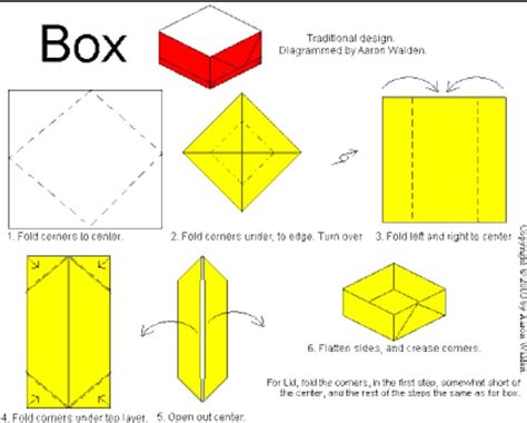 Origami Box Template